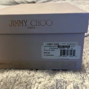 Jimmy Choo Black Satin Sandal Size 42/11